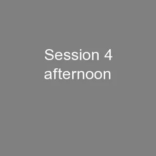Afternoon 4