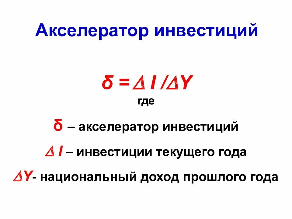 Акселератор это в экономике. Акселератор это в экономике