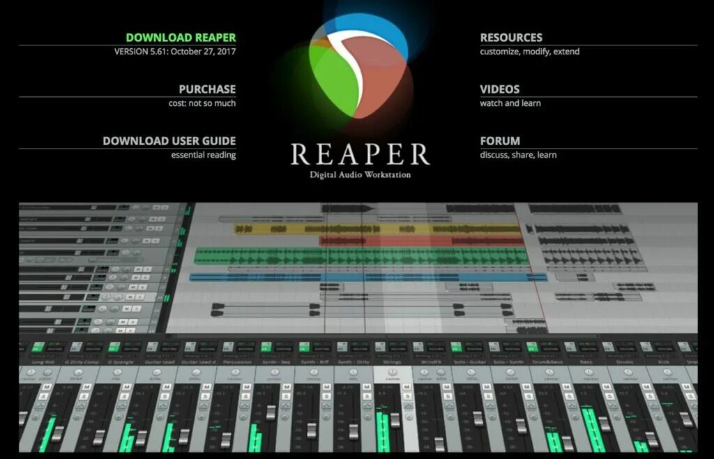 Reaper программа для создания музыки. Reaper звуковая программа. reaper (digital audio workstation). cockos reaper 6. reaper приложение.