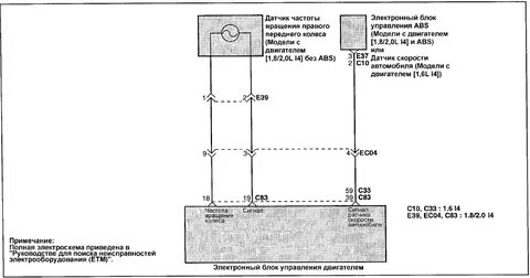 Электрическая схема датчика скорости