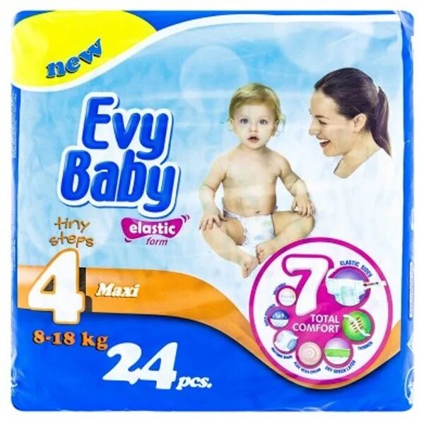 Evy Baby подгузники 4. Подгузники Evy Baby 7. Подгузники Evy Baby Maxi 4 (4шт). Подгузники Эви бэби Джуниор. Размер maxi