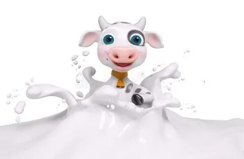 Animation 3d milk