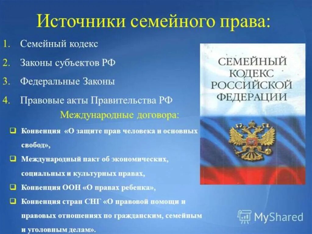 Основные виды законов в российской федерации