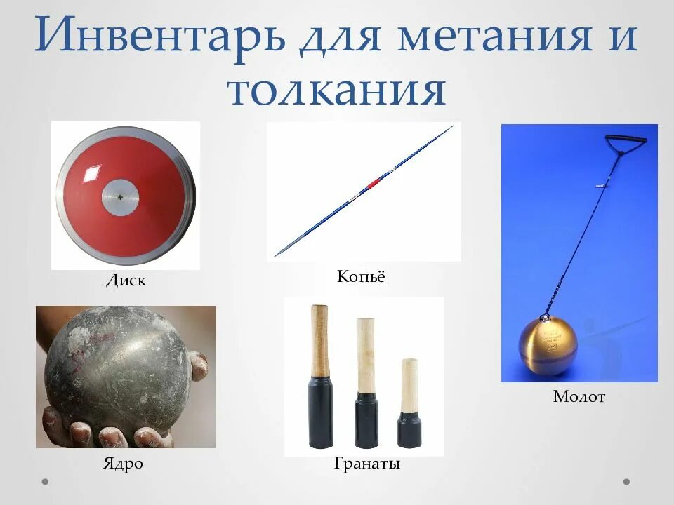 Метание снаряда. Снаряды для метания и толкания. Виды метательных снарядов. Снаряды для метания в легкой атлетике.