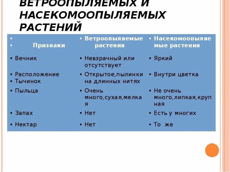 Признаки насекомо опыляемых растений и ветроопвляемых. Особенности ветроопыляемых растений. Yfctrjvjjgsktvjt b dtnhjjgskztvjt растения. Признаки ветроопыляемых растений примеры растений.