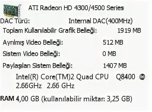 Ati radeon 4300 series