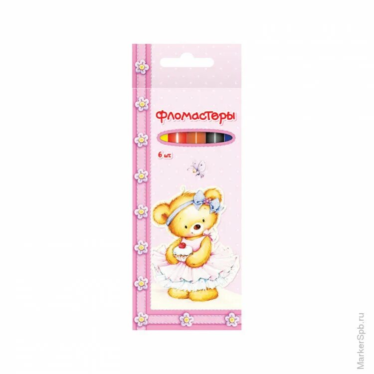 Мишка фломастерами
