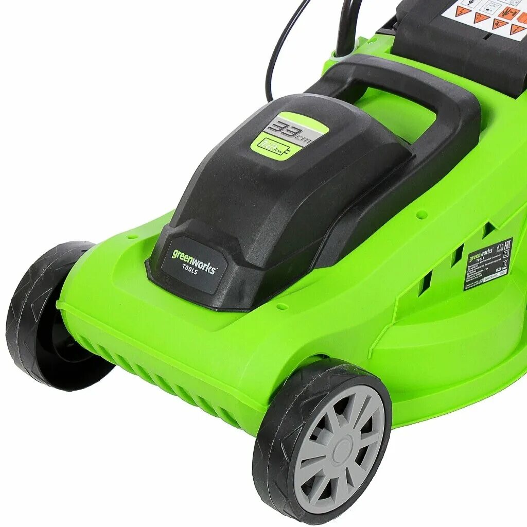 Газонокосилка электрическая GREENWORKS glm1232. Газонокосилка электрическая GREENWORKS glm1232 1200 Вт. Газонокосилка GREENWORKS glm1232 1200w 2502207 (33 см) электрическая. GREENWORKS glm1232 1200 Вт 33 см. Газонокосилка купить леруа