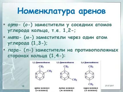 Радикалы с бензольным кольцом