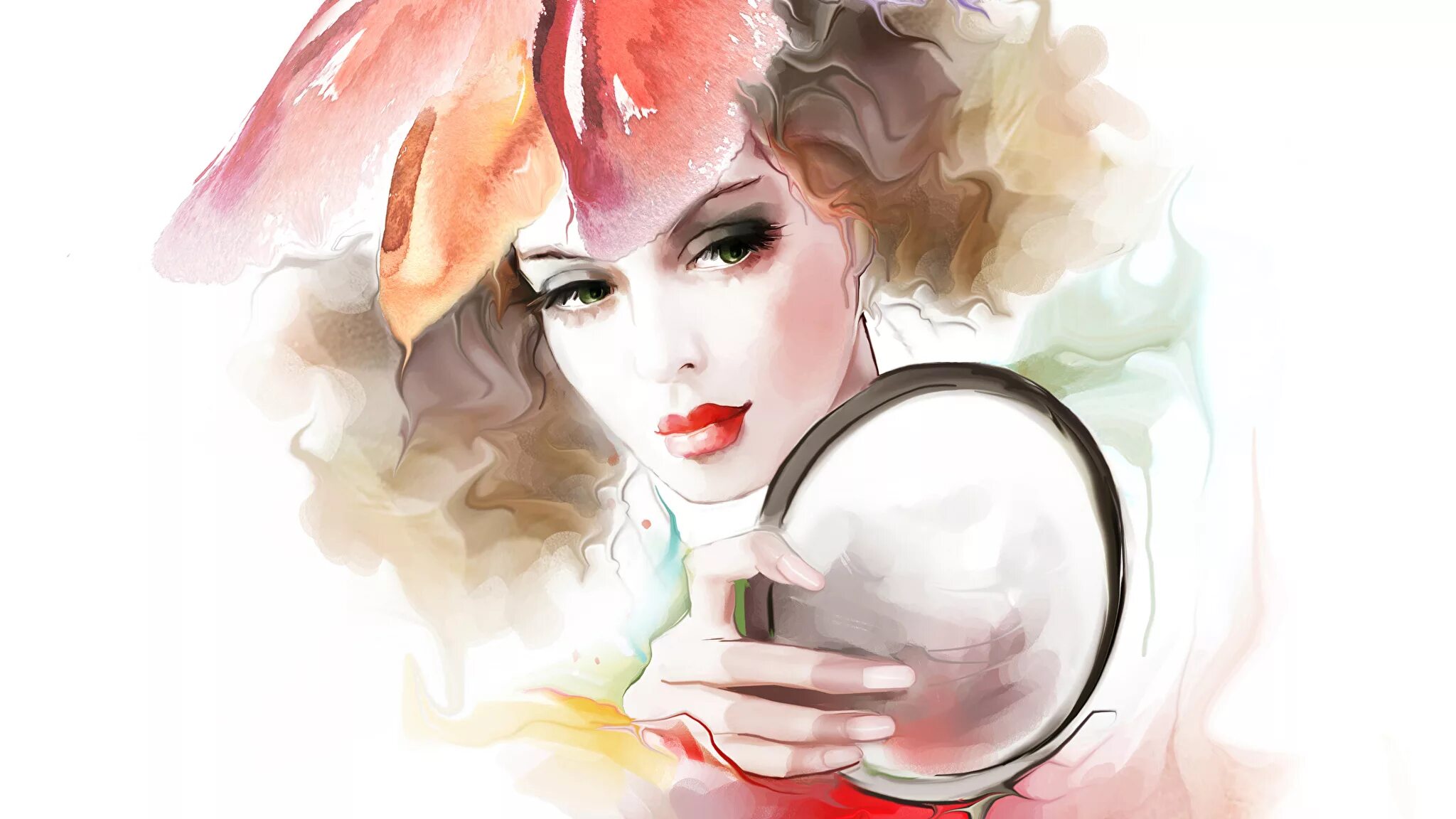 картины вдохновение. одри хепберн в цветах живопись. иллюстрации женщин. овдовевшая женщина рисунок. Kim eunja.