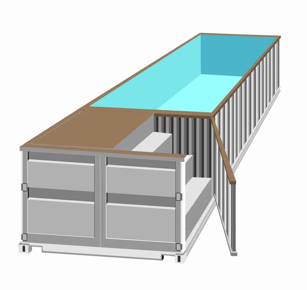 Бассейн из контейнера морского. Бассейн из морского контейнера 20 футов. Бассейн из морского контейнера 40 футов. Бассейн из 20 футового контейнера. Бассейн из 40 футового контейнера.