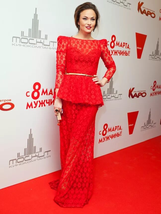 Платье красная россия