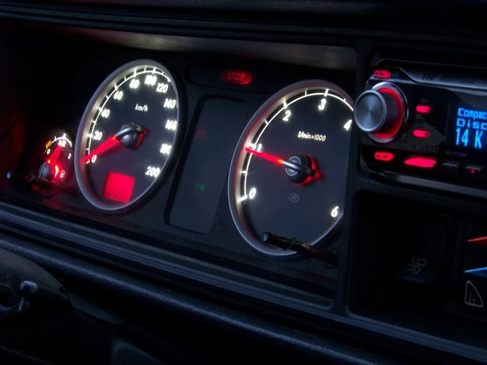 Подсветка приборов - Lada 2107, 1,5 л, 1988 года тюнинг DRIVE2