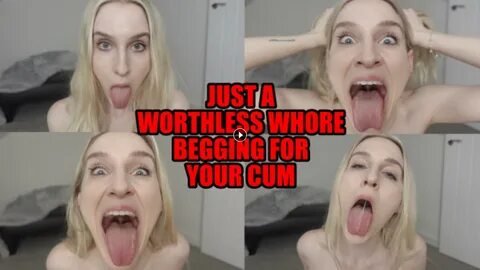 Sofie Skye - Worthless Whore Begging for Your Cum JOI