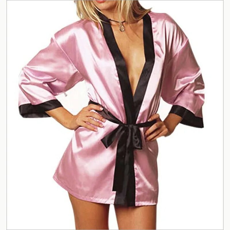 Satin robe. женские пеньюары и шелковые. шелковый халат короткий. короткий шелковый халатик. халат felisse 901.