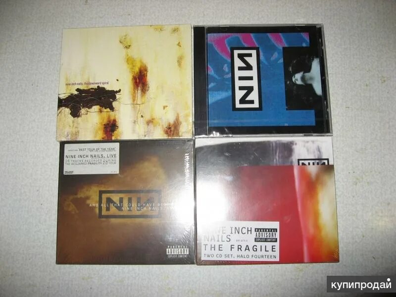 Nine inch Nails CD. CD Nine inch Nails: year Zero. Nine inch Nails the fragile. Nine inch Nails and all that could have been.