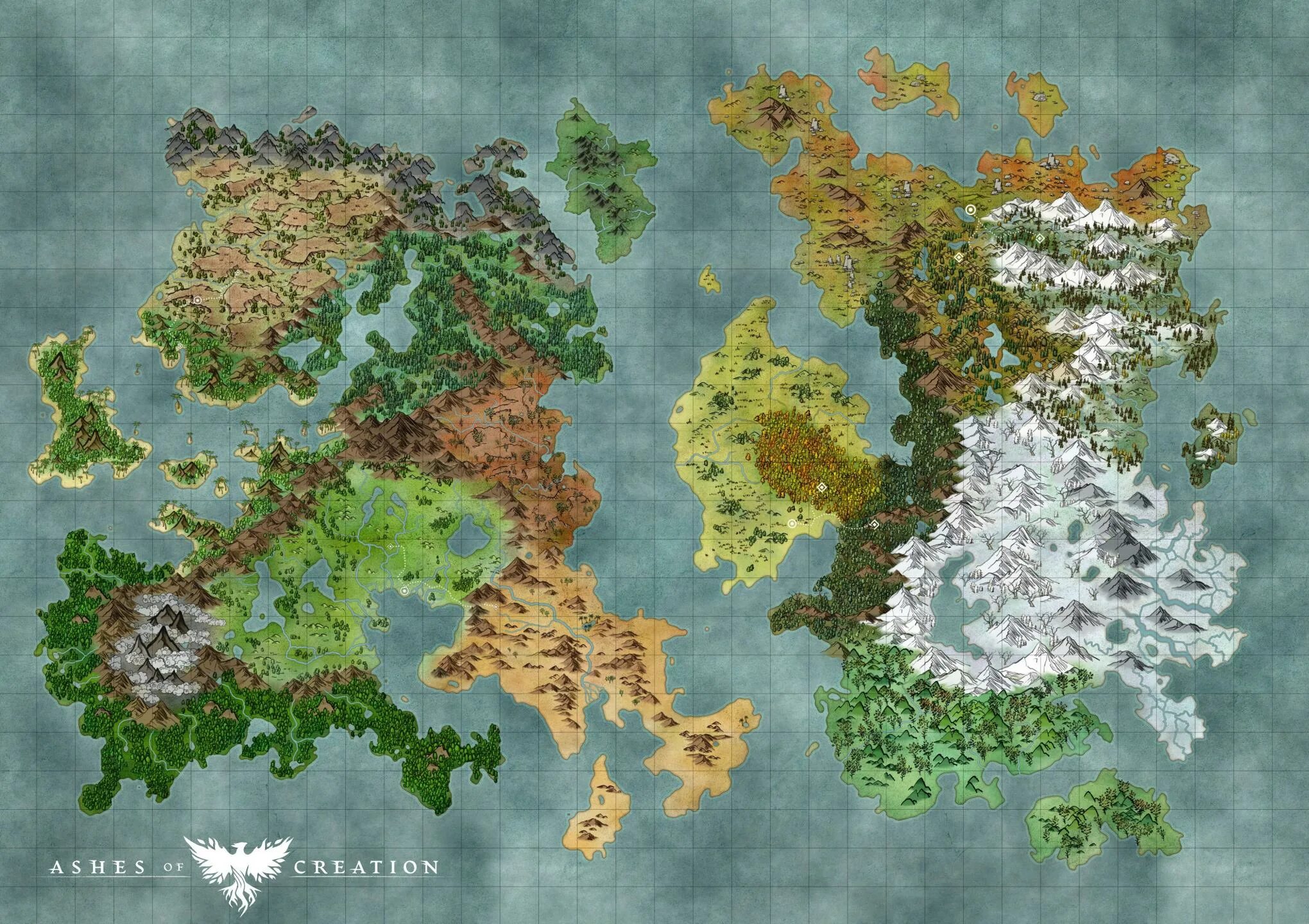 Главная карта в игре. Ashes of Creation карта. Карта MMORPG.