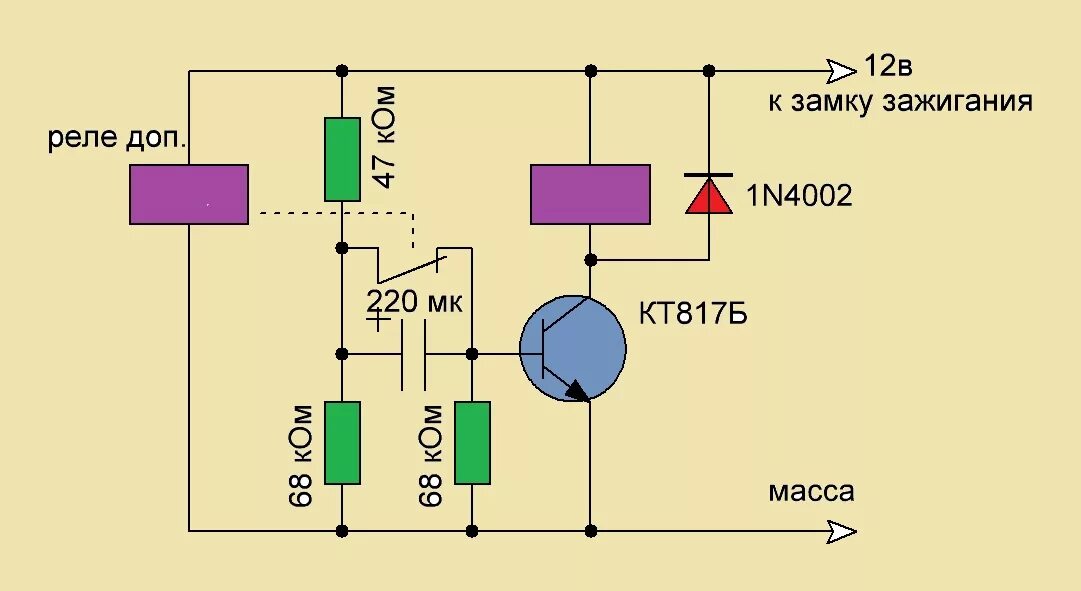 Автоматическое отключение питания. Схема задержки включения реле на 5 вольт. Задержка выключения реле 12в схема. Схема задержки включения реле на 12 вольт на транзисторе. Реле задержки включения 12в через конденсатор.