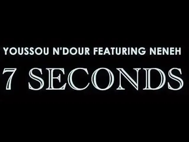 Seconds youssou n dour