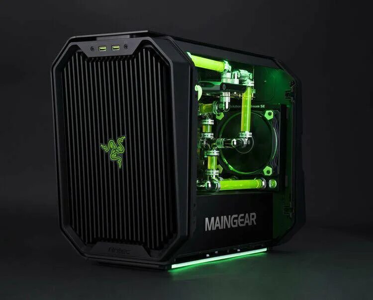 Персональный компьютер игровой компьютер. R2 Razer Edition компьютер. Razer PC Case. Maingear-r1-Razer-Edition. Корпус Razer Edition.