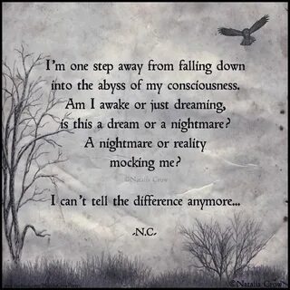 I fall away