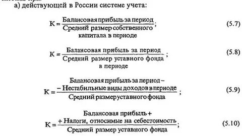 Балансовая рентабельность