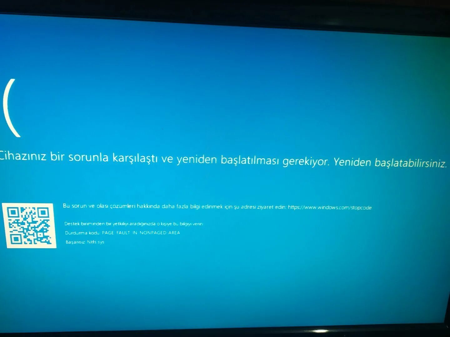 Экран смерти Page_Fault_in_NONPAGED_area. Ошибка Page Fault in NONPAGED area. Код остановки Page Fault in NONPAGED. Page_Fault_in_NONPAGED_area на вашем устройстве.