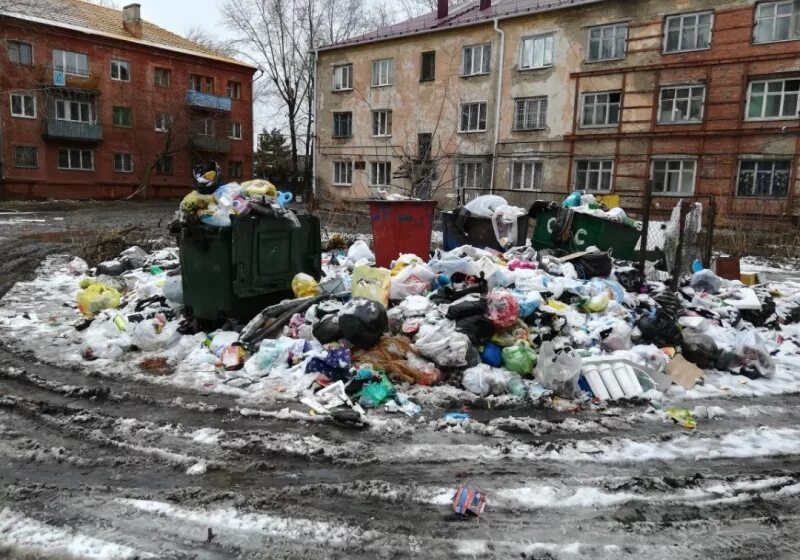 Тбо города. Мусор в городе. Мусорная Омске.