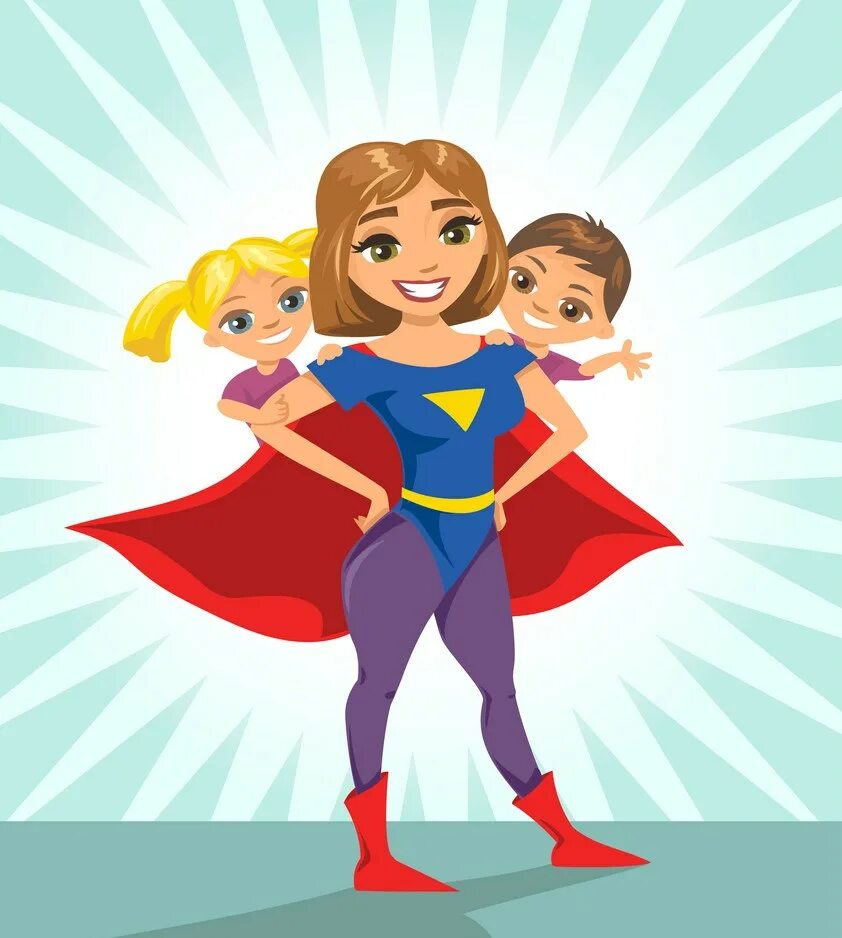 Супер женщина с ребенком. Мама Супермен. Мама Супергерой. Супер мама Супергерой.