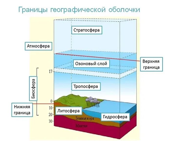 Схема строения географической оболочки. Границы географической оболочки схема. Схема из чего состоит географическая оболочка. Строение и свойства географической оболочки схема. Океан мантия какой природный