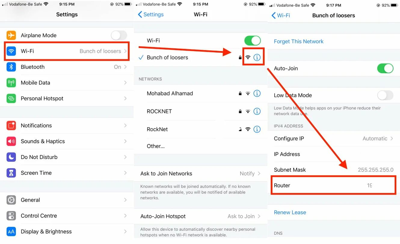 Поделиться сетью wifi