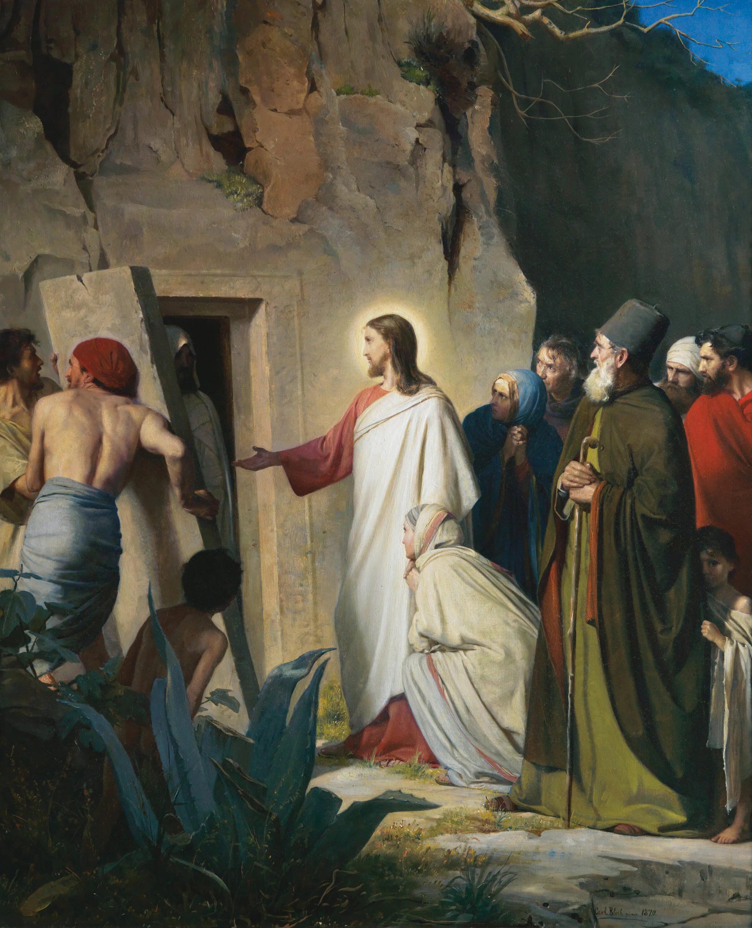 Воскрешие. Иисус Воскрешение Лазаря. Воскрешение Лазаря картина.