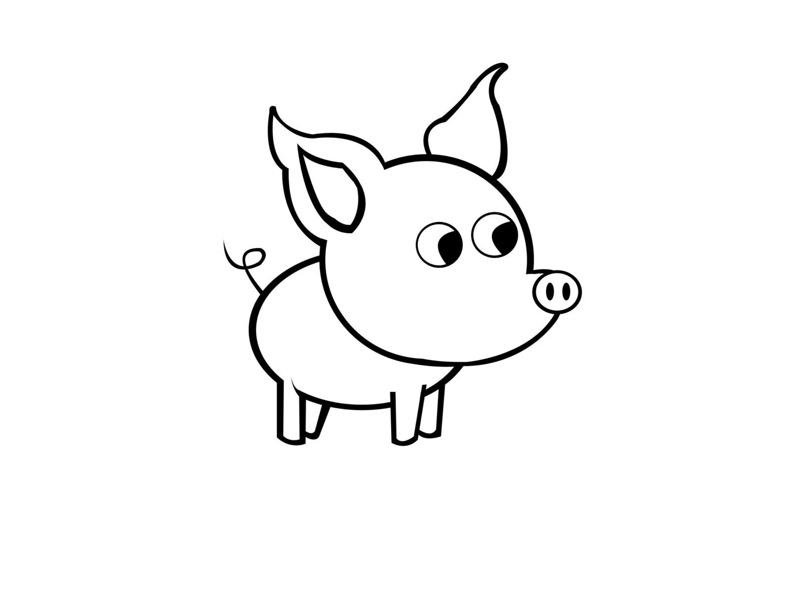 Свинья карандашом. Свинка рисунок. Поросенок рисунок. Поросенок раскраска для детей. Рисунок свиньи для срисовки.