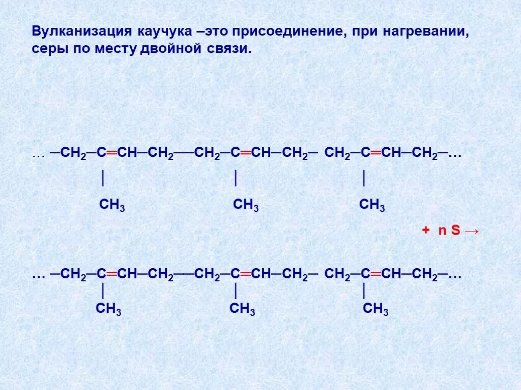 Какие каучуки получают вулканизации. Вулканизация каучука реакция формула. вулканизация природного каучука реакция. реакция вулканизации каучука с серой. вулканизация каучука реакция.