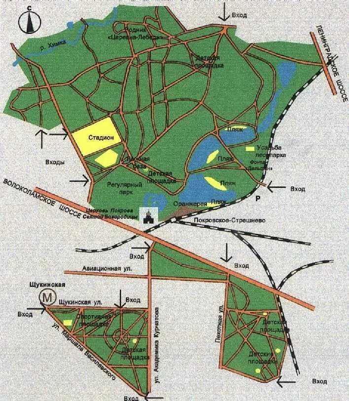 Схема лесопарка. План парка Покровское Стрешнево. Карта парка Покровское Стрешнево. Схема парка Покровское-Стрешнево. Природно-исторический парк Покровское-Стрешнево.