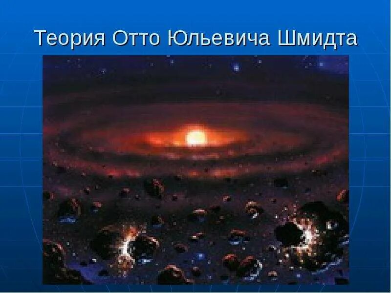 Когда появилась земля. Гипотеза Отто Юльевича Шмидта. Теория формирования солнечной системы Отто Шмидта. Теория Отто Шмидта о земле. Образование солнечной системы.
