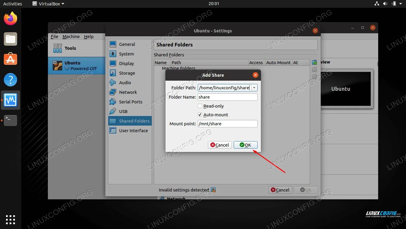 Linux sharing folders. Virtualbox ubuntu. virtualbox linux.