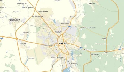 Тамбов местонахождение