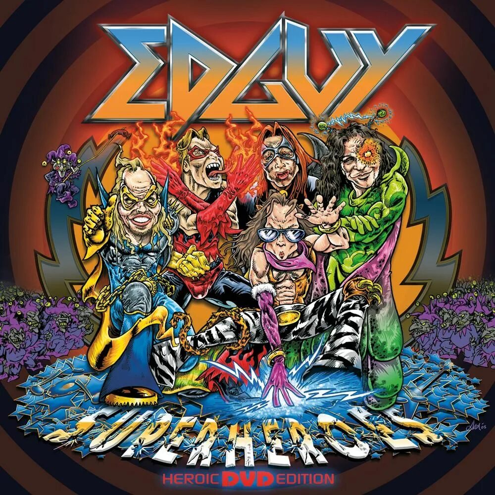 Cover versus. Edguy 2005. Edguy – Superheroes / Rocket Ride. Обложка Edguy. Edguy "Theater of Salvation".