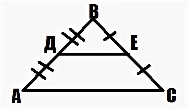 Точки с и д середины сторон fa