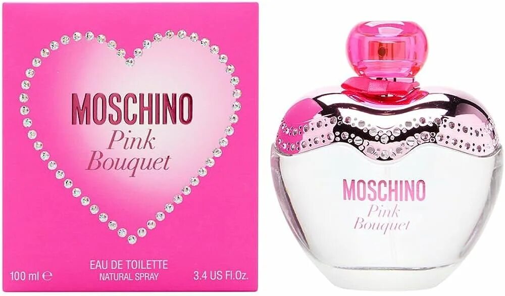 Запахи духов москина. Moschino Pink Bouquet 100 мл. Moschino Pink Bouquet 50ml. Духи Moschino Pink Bouquet. Москино Москино Пинк.