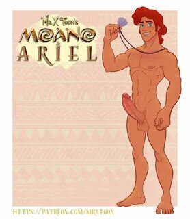 ariel, disney, the little mermaid, rule 63, male only, mr. x-toon.