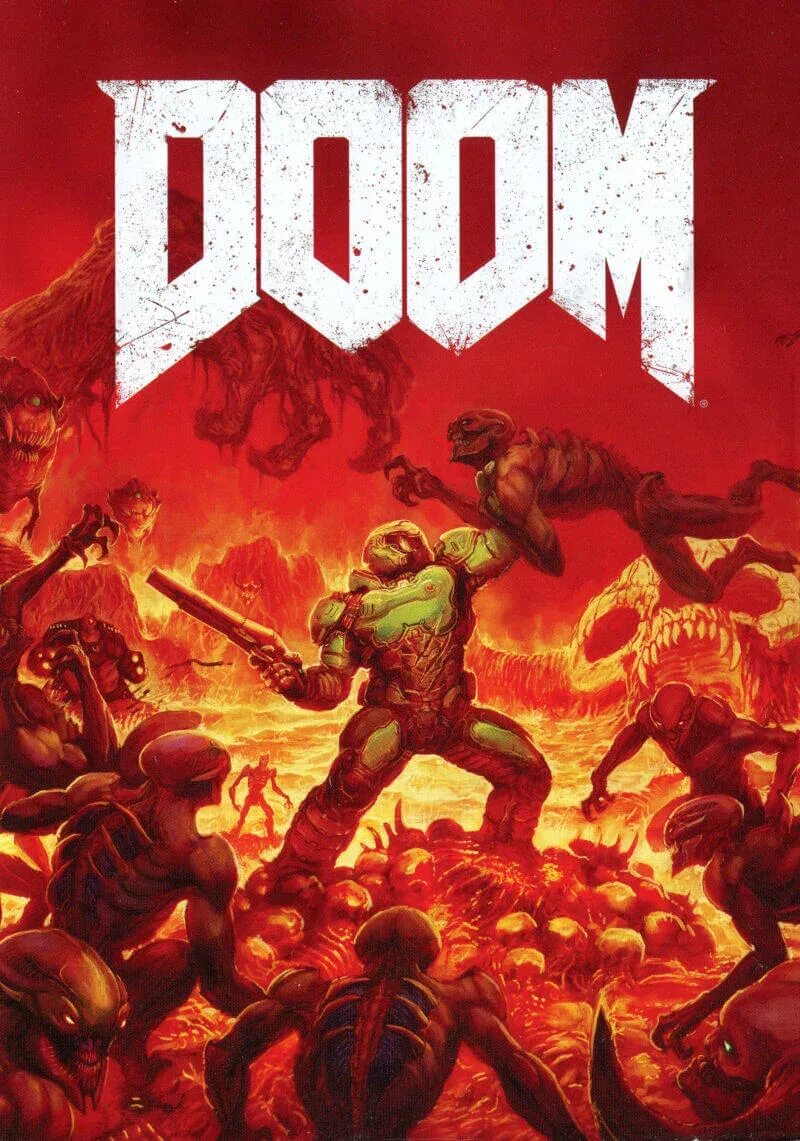 Doom игра отзывы. Doom 2016 Постер. Doom 2016 обложка. Doom (игра, 2016).