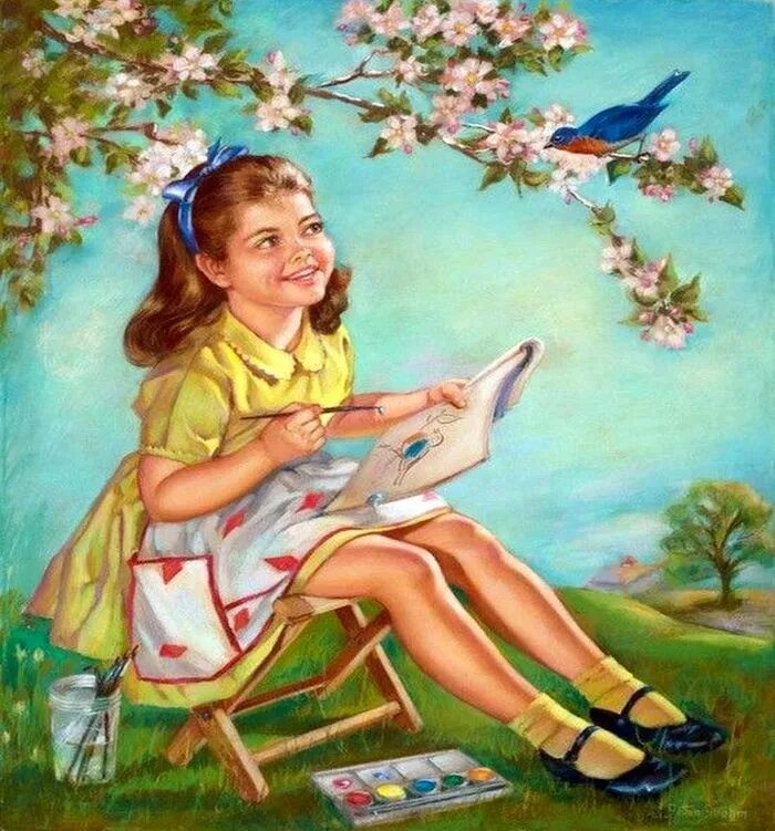 Рисунки художников. Художник Mabel Rollins Harris. Иллюстратор Mabel Rollins Harris. Mabel Rollins Harris картины. Иллюстрация Mabel Rollins Harris.