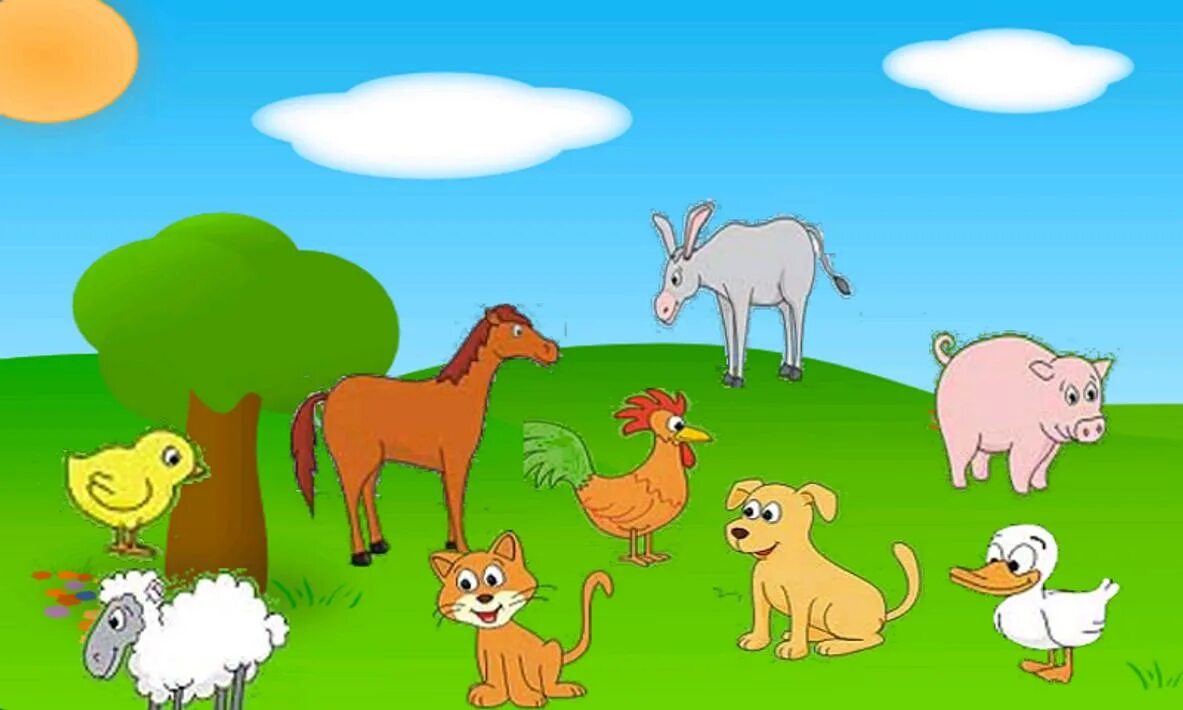 Игра звуки животных. Детские фоны с домашними животными. Домашние животные картинки. Фон для домашних животных для детей. Домашние животные для детей 1 года.