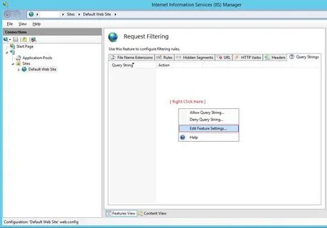 Web configuration