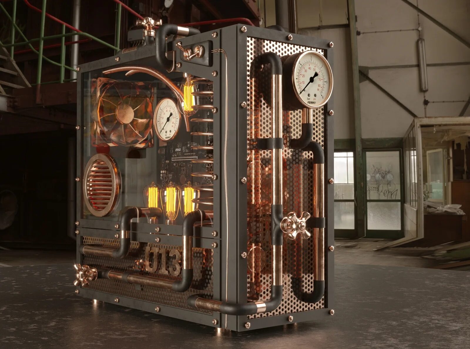 Steampunk PC Case. Корпус ПК В стиле стимпанк. Моддинг стимпанк. Моддинг ПК В стиле стимпанк. Also mod