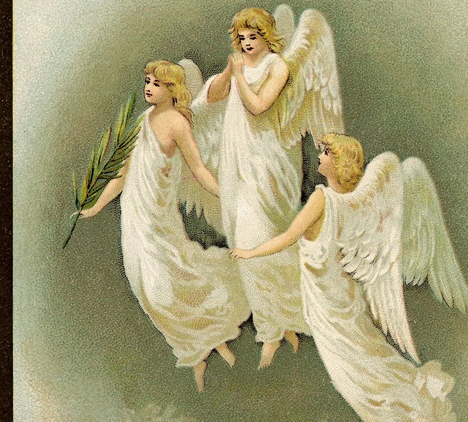 Three angels. Ангелы в живописи. Картина ангел. Открытки с ангелами. Светлый ангел.