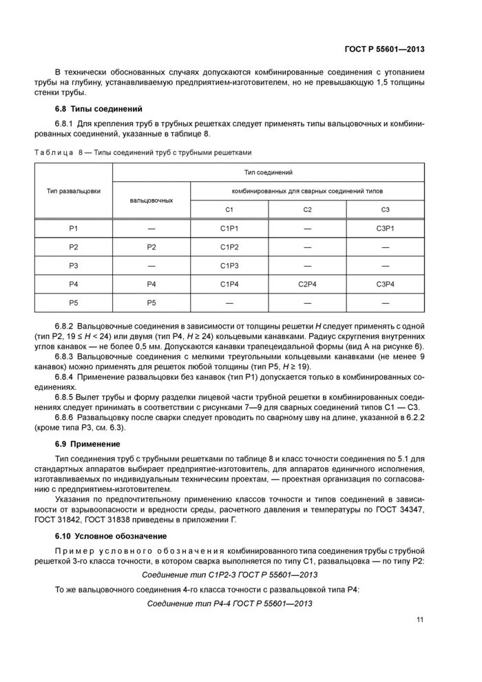 Трубная решетка гост. Гост р 54844-2011. Гост 55601 крепление труб в трубных решетках. Гост 55601-2013 с1р4-4. Сварные соединения труб и трубных решеток.