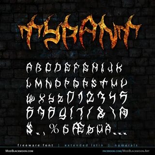 Шрифт металл